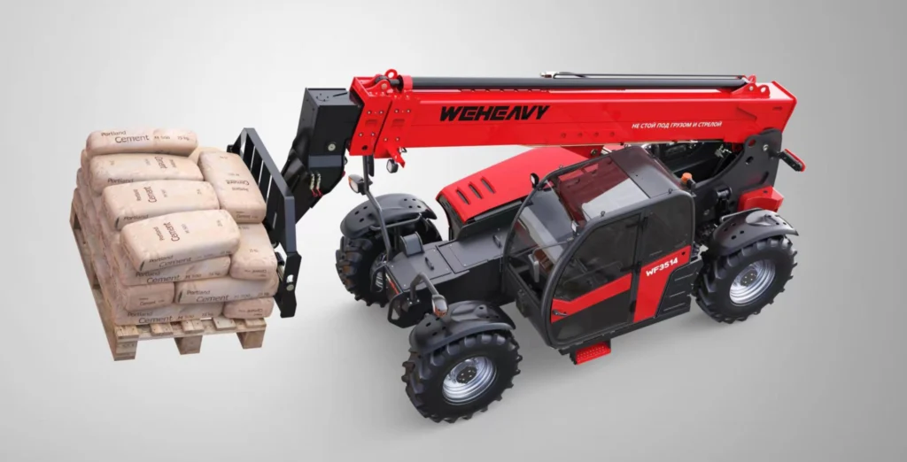 Телескопический погрузчик Weheavy WF3514 — изображение 2