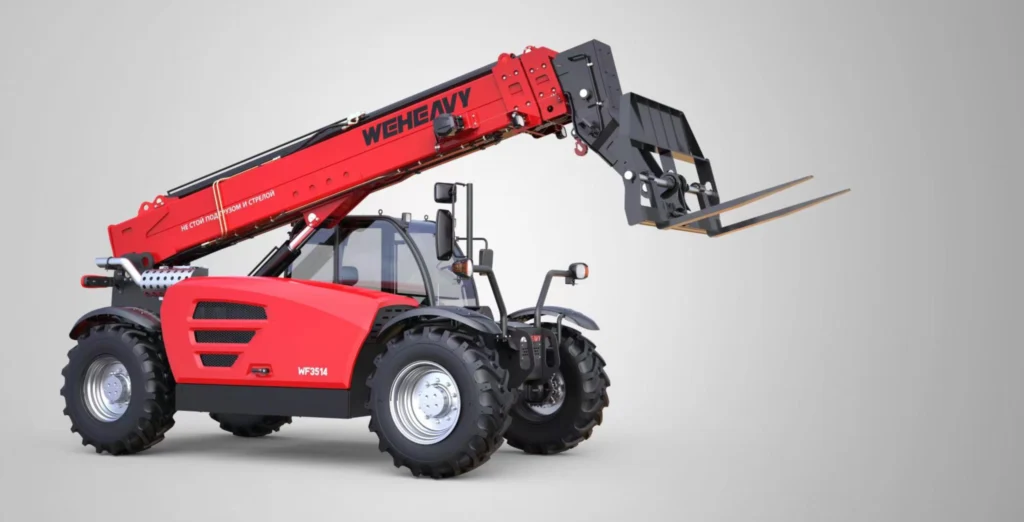 Телескопический погрузчик Weheavy WF3514 — изображение 3