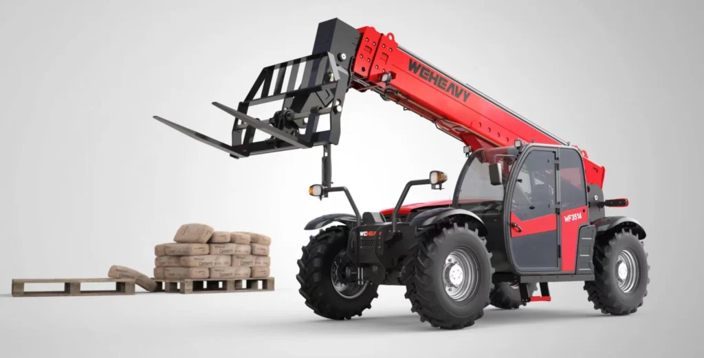 Телескопический погрузчик Weheavy WF3514 — изображение 4